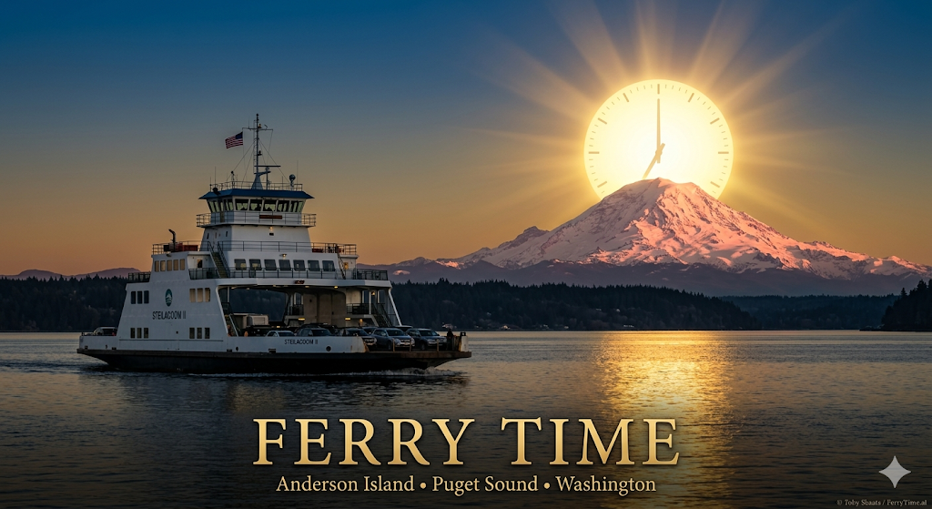 FerryTime — Anderson Island, Puget Sound, Washington